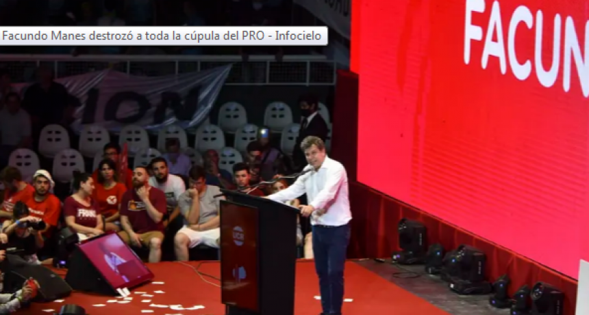 Facundo Manes tildó de 