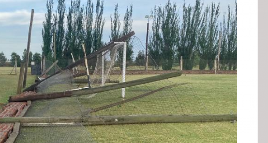 En Bahía Blanca: Consecuencias del temporal: “Los clubes de fútbol están muy mal”