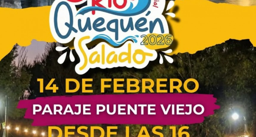 Ya tiene fecha una nueva edici&oacute;n de la Fiesta en el R&iacute;o Quequ&eacute;n Salado