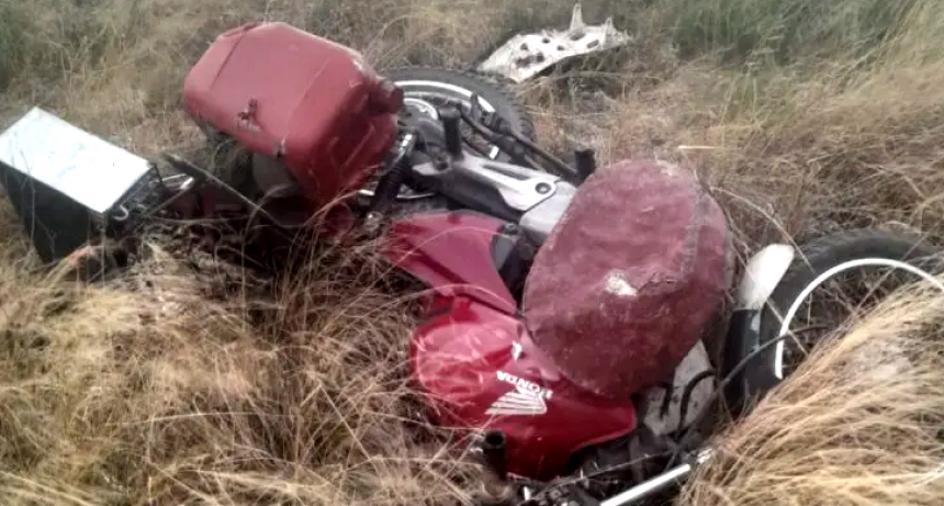 Murió un motociclista en un accidente cerca de Cabildo