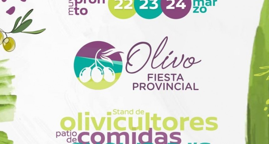 Fiesta del olivo: la comuna dió a conocer la programación