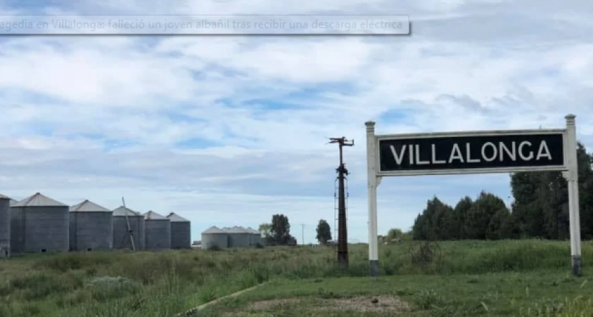 Tragedia en Villalonga: falleció un joven albañil tras recibir una descarga eléctrica