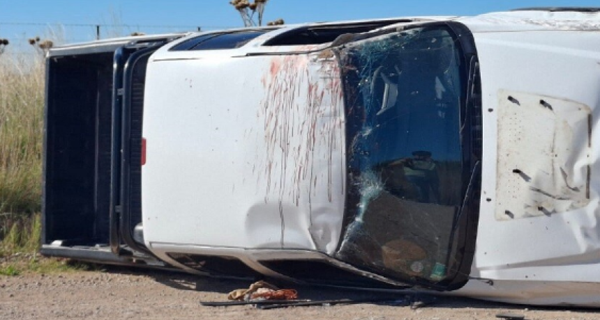 Tres Arroyos: esquiv&oacute; un perro, volc&oacute; y sufri&oacute; heridas graves