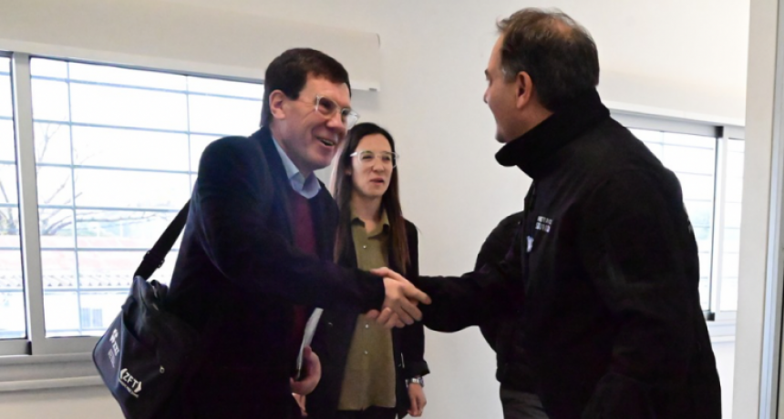  El intendente Chalde se reunió con el ministro de Seguridad