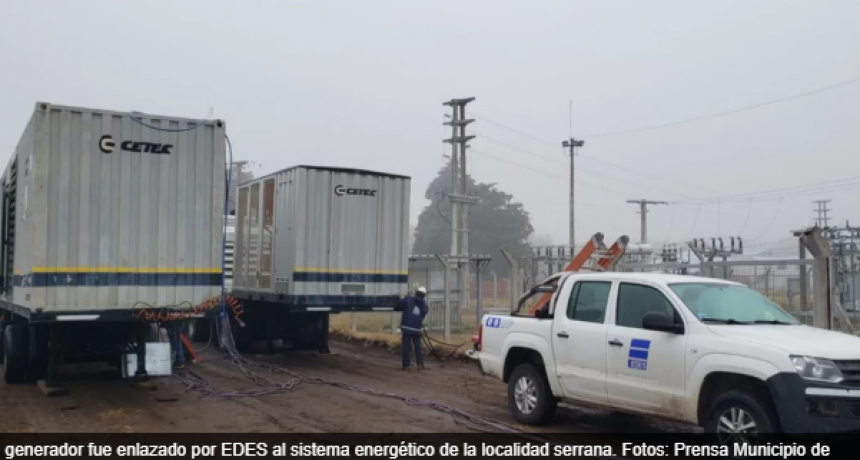 Más energía para la localidad de Sierra de la Ventana