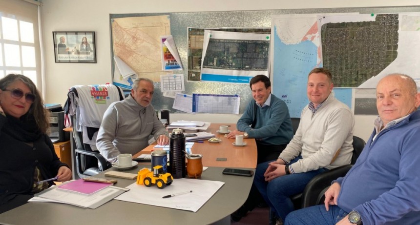 Chalde y Ripoll realizaron gestiones en la capital provincial