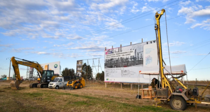 Comenzaron los trabajos para una obra energética fundamental para la zona