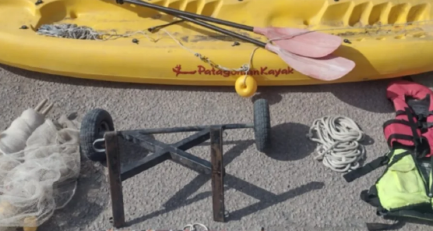 Monte Hermoso: detienen a un hombre que había robado un kayak de la casa de una ex jueza