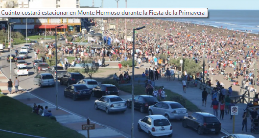 Cuánto costará estacionar en Monte Hermoso durante la Fiesta de la Primavera