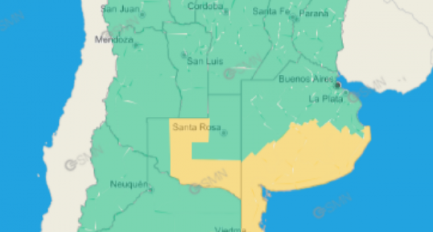 Alerta meteorológico  en el inicio del fin de semana extra largo