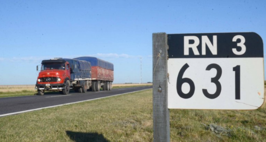 Casi 800 millones de pesos para mejorar la ruta 3, entre Bahía y Dorrego