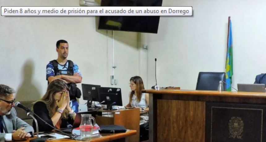 Ocho años de prisión para el violador de Coronel Dorrego