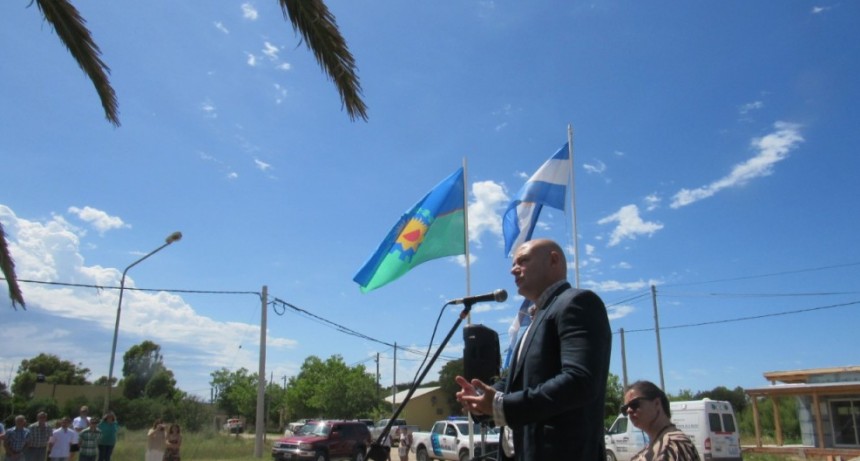 El intendente Raúl Reyes habló en el acto por el aniversario de Marisol