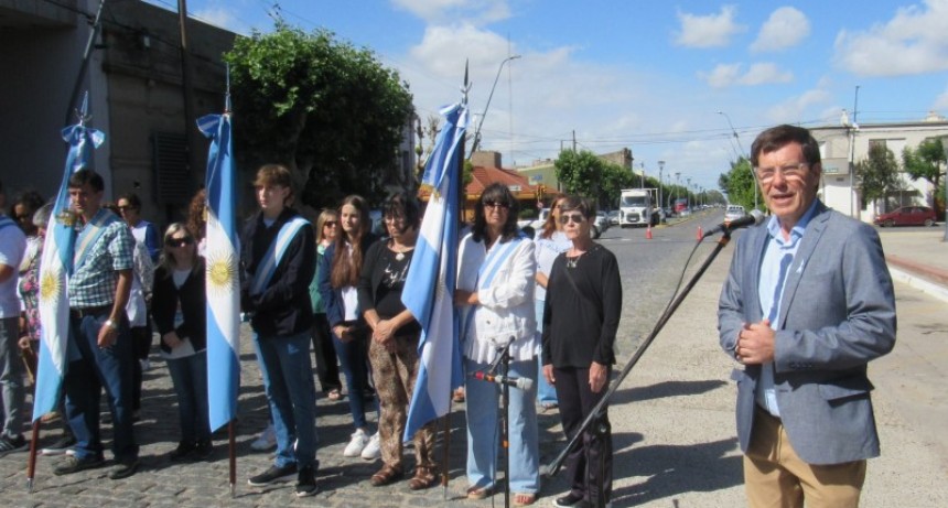 Juan Chalde habló en el Acto por el 136º Aniversario de Coronel Dorrego