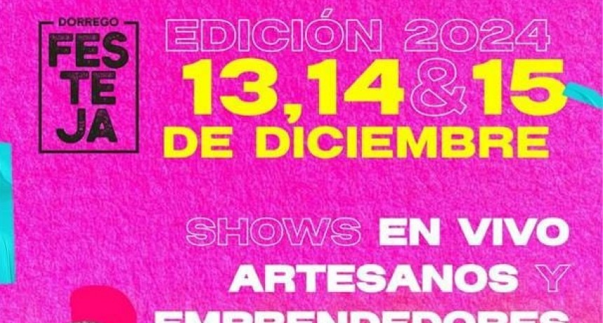 Hoy culmina el evento Dorrego festeja..