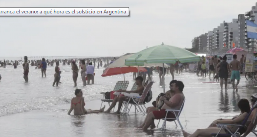Arranca el verano: a qu&eacute; hora es el solsticio en Argentina