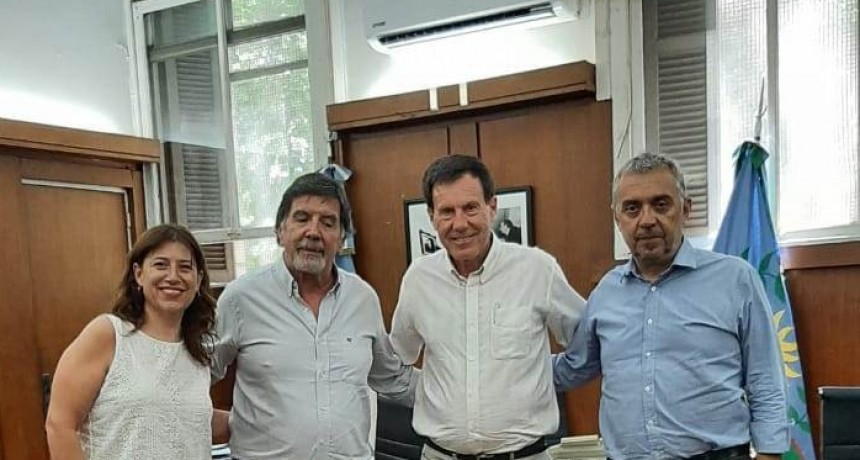 El intendente Chalde estuvo en La Plata. Mantuvo importantes reuniones