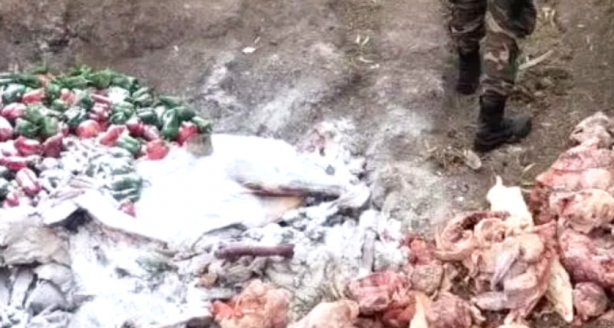 Secuestraron 170 kilos de carne en Pedro Luro